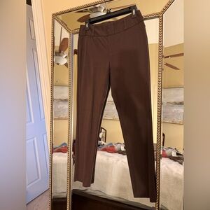 Michael Kors Chocolate Brown Straight Leg Pants